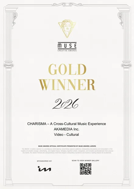 MUSE Creative Awards 2026 GOLD — Cultural